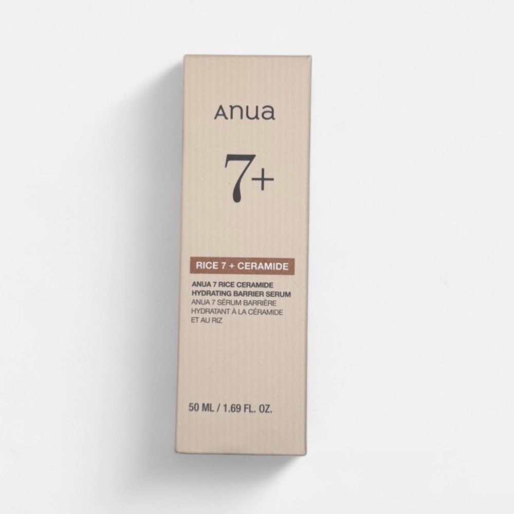 Anua Rice 7+ Ceramide Hydrating Barrier Serum NIB 50ml Sealed